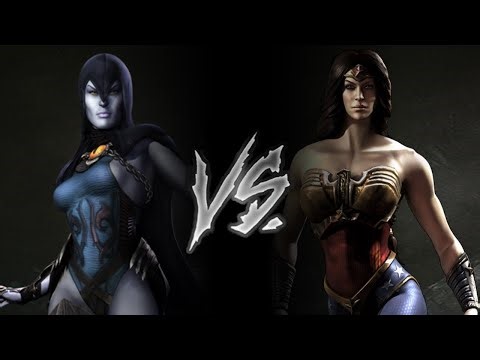 Injustice Gods Among Us - Raven Vs. Wonder Woman (VERY HARD)