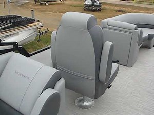 Inside a 22' Veranda Pontoon