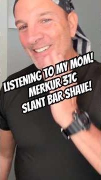 Taking My Mom’s Advice-Merkur 37C Slant Bar #shaving #razor #mom #advice #skincare