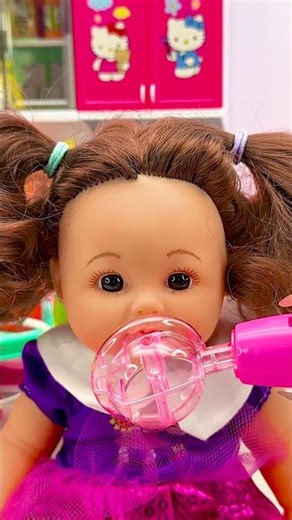 Doll First Aid Kit Time | Relaxing Toy Unboxing & ASMR #shorts