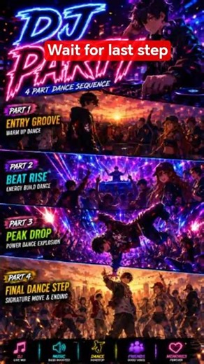 wait for last step... how can i make DJ party #viral #anime #dj #party