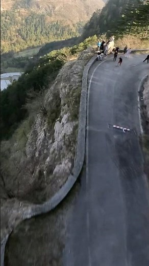 Precision Wingsuit Road Fly-By