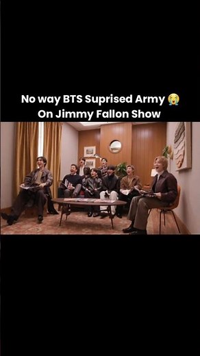No way BTS Suprised Army 😭BTS On Jimmy Fallon Show | Bts on Late Night Show with Jimmy Fallon
