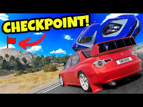 No Rules, Just Mayhem – Wild Checkpoint Racing in BeamNG Drive!