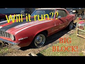 Will It Run and Drive? 1969 SS Camaro Pulled From Hiding (episode 3)
