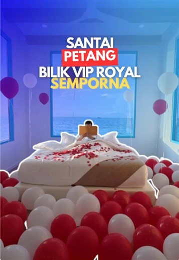 Memang syok kalau bilik besar macam VIP Room Royal Resort ni. Macam-macam boleh buat. Lagi best kalau pergi ramai-ramai 😍. #semporna