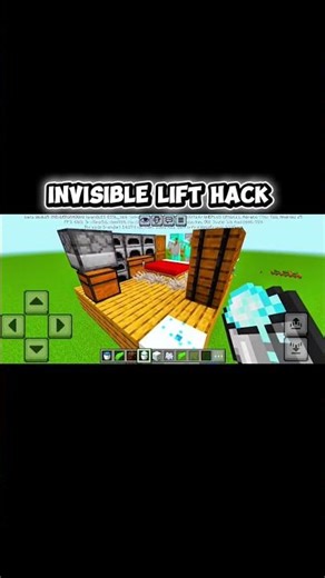 I Built the Tiny invisible Lift Ever in Minecraft#MinecraftShorts#Shorts#minecraftsmallesthouse