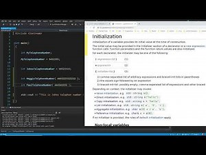 C++ Beginner Tutorial - Basics - Video 11 - Variables Part 4