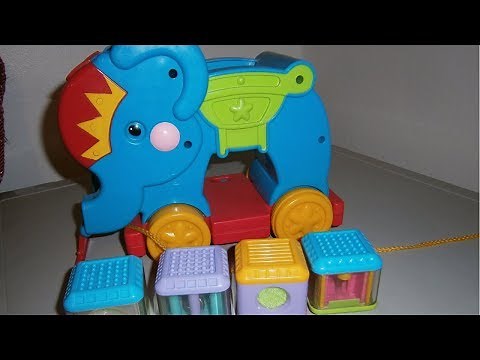 Fisher Price - Peek-a-Blocks - Poppity Pop Elephant