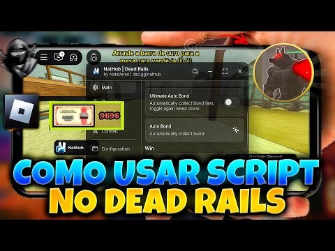 Como Usar Script Auto Bonds e Kill Aura no Dead Rails com Delta Executor (Baixar Script no Celular)
