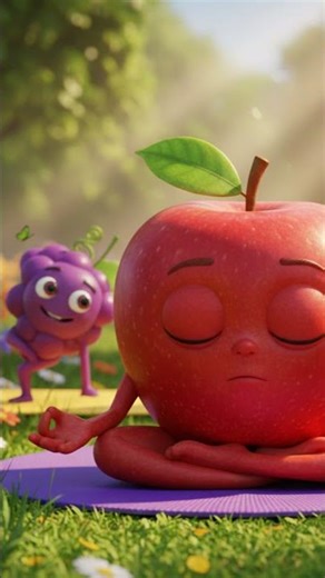 fruits yoga | funny fruits| funny| very fun| fruits fun