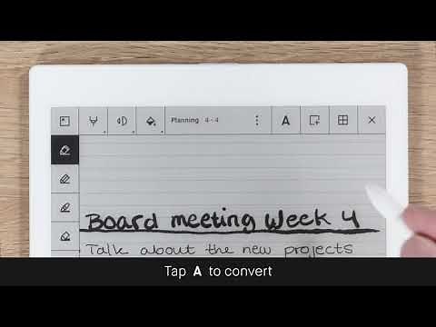 How to Convert Handwritten Notes to Text on the reMarkable 2