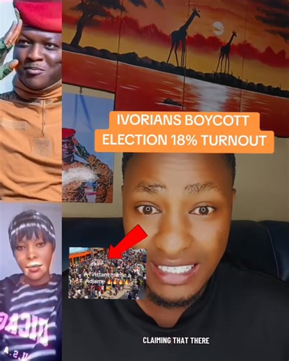 545 reactions · 78 shares | The people of Ivory Coast boycott Election ..... Africa is Rising  #everyonefollowers #IbrahimTraore | Gaius Harriet Konyen | Facebook