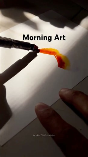 My Morning Art Practice #inkdrawing #shorts #art #morning