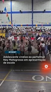 4.5M views · 10K reactions | VIRALIZOU | O adolescente Yago Savalla, de 16 anos, conquistou as redes sociais ao fazer uma performance de Ney Matogrosso durante a festa de São João do Colégio Salesiano de Salvador, na Bahia, no último sábado (14/6). O estudante recriou o look icônico do artista e cantou e dançou a música “ Homem com H”, sucesso de Ney. #viral | TV Alterosa - Sul e Sudoeste de Minas | Facebook