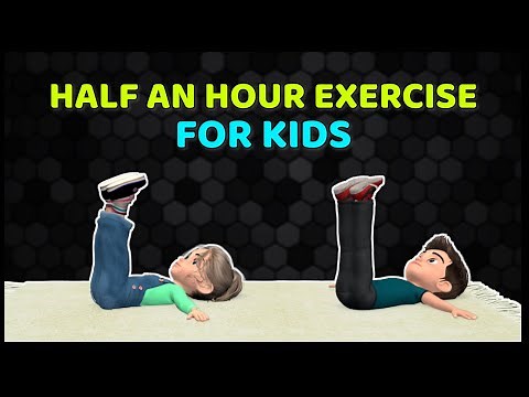 HALF AN HOUR EXERCISE FOR KIDS - CARDIO & STRENGTH WORKOUT