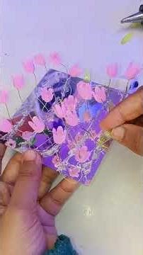 Diy Viral tulip lamp 🌷🌼✨ | Easy lamp tutorial | #artandcraft #diylamp