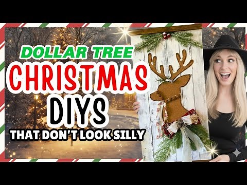 Holly’s Jolly Dollar Tree Christmas DIY Crafts 2025 | Affordable Christmas Decorations