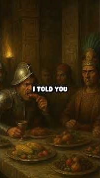 Spanish conquerors and Aztecs misunderstanding