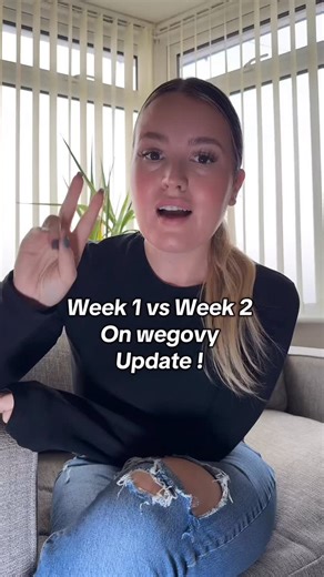 Week 1 vs Week 2 on Wegovy update #fyp #wegovy #weightlossjourney #maintenance #update | fitwithliz91
