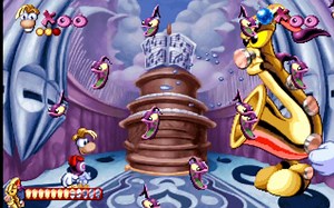 【雷曼1】 | 音乐山boss攻略 | 1995年的育碧游戏 Rayman Forever