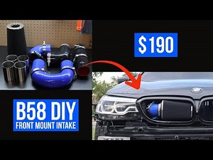 BMW B58 FRONT MOUNT INTAKE (DIY)