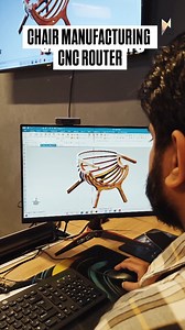 80K views · 2.4K reactions | Chair Manufacturing using CNC Router! Artcam and CNC Router Programming at RVM CAD! | RVM CAD | Facebook