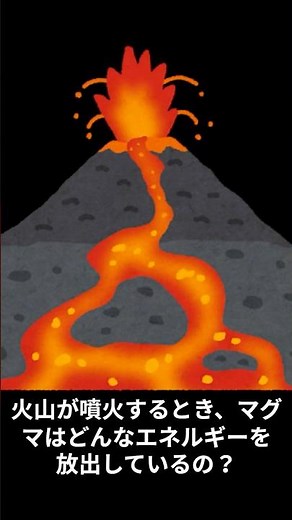 721_火山が噴火するとき、マグマはどんなエネルギーを放出しているの？
