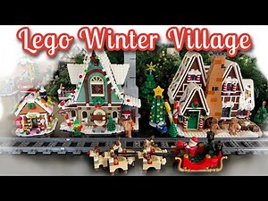 Lego Christmas Winter Village Display