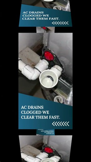 🚿❄️ Clogged AC Drains Cleared Quickly and Effectively
