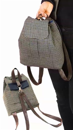 DIY Backpack from Old Jacket Miarti🪡🧵✂️ 👜✌️