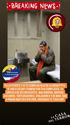 Maduro creyó que era intocable, que nunca tendría consecuencias. La historia demuestra que ningún tirano lo es para siempre. La justicia puede tardar, pero llega. Y así será con todos los que hoy oprimen a un pueblo. Dios mediante!. ✊🇻🇪 #Justicia #Venezuela #Libertad #NingúnTiranoEsEterno #DerechosHumanos