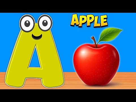 A for Apple 🍎 A A Aa | ABC Phonics Song for Toddlers | Alphabet Learning Video
