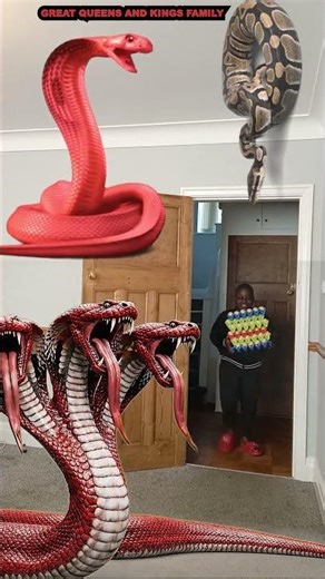 Animal funny video Anaconda snake python bhoot wala ondel ondel bhoot wala #funny #shorts