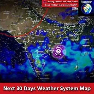 30 Days Map : तूफान का खतरा नहीं टला, नया मजबूत सिस्टम बन रहा है! कहां जाएगा? #Shorts
