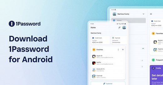 下载适用于 Android 的最佳密码管理器 | 1Password