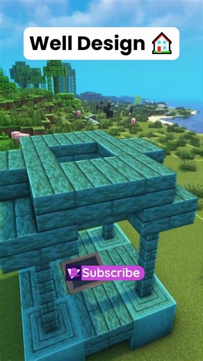 Minecraft Well Design 🏠 #shorts