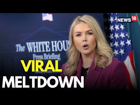 LIVE | Karoline Leavitt BREAKS Down During White House Press Briefing | Trump Epstein | N18G