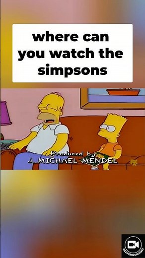 where can you watch the simpsons