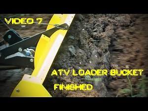 ATV Loader Bucket Finished 7