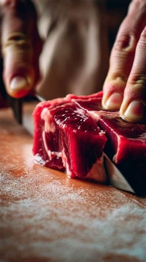 ASMR Perfect Meat Slice | Clean Cutting Sounds & Ultra-Satisfying Timing