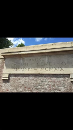 The Ancre British Cemetery is a cemetery located in the Somme region of France commemorating British and Commonwealth soldiers who fought in the Battle of the Somme in World War I. The cemetery contains mainly those who died on 1St July 1916. #WW1 #Somme #France #service #sacrifice #LestWeForget @top fans | ASA Scotland Charity