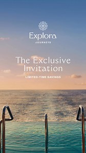 Reserve by 1 December for extraordinary savings on your next ultra-elegant ocean Journey. Limited-time only. | Explora Journeys