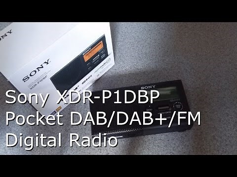 Sony XDR-P1DBP DAB/DAB+/FM Portable Digital Radio