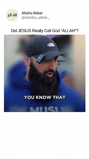 Allahhu Akbar on Instagram: "In Aramaic language — the language spoken by Jesus (peace be upon him) — and reveals a beautiful truth: in Aramaic, the word for God is “Elaha,” or “Allah.” This shows that the very name Jesus used for God is nearly identical to the one Muslims use today — Allah, the One True Creator. In Islam, Jesus (peace be upon him) is not the son of God but one of His greatest prophets, who called people to worship the same God alone. 📖 The Quran affirms this in Surah Al-Imran