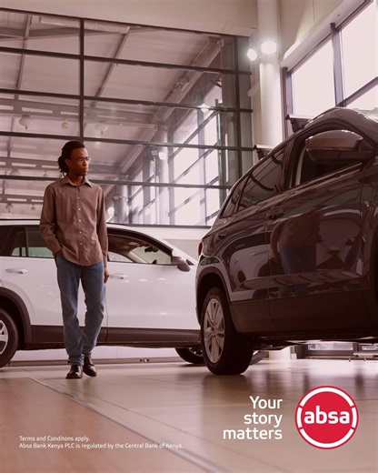 88K views · 86 reactions | Leo uko kwa traffic unacheki magari kwa car yard windows… kesho, ni wewe unatokelea na ride yako . Hiyo ndio #FromHereToGoals, na iko possible ukiwa na Absa One Account. Kufungua? Rahisi sana! Download the Absa Kenya App na u-register. Usibaki nyuma, be on the right side with 100% vehicle financing from Absa. | Absa Bank Kenya | Facebook