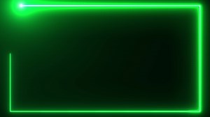 Download Green neon border background wit flare head for free