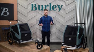 Burley Design Pet Trailer Pouch for Dog Bike Trailer, Black