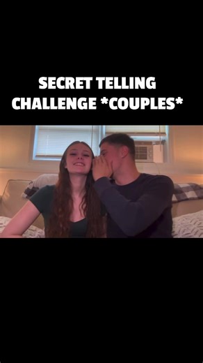 SECRET TELLING CHALLENGE! *COUPLES EDITION* #challenge #couples #fyp #funny
