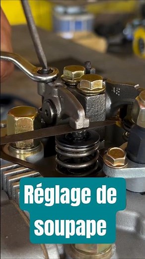 réglage de soupape #mechanic #automobile #engine #montage #moteur #reglage